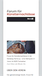 Mobile Screenshot of kuenstlernachlaesse.de